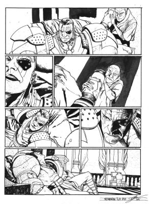 Secher Valentin | Planche originale 49 signée de Méta-Baron T.01 | Galerie Napoléon
