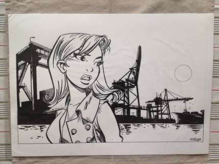 Krings, Jean-Marc - Originele tekening - Fanny (2017) | Catawiki