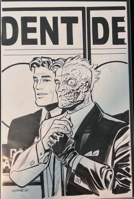 Chris Samnee | Two-Face #1 Cover C Variant original art by Chris Samnee | Chris Samnee
