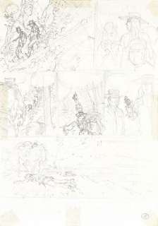 Hermann (Huppen, Herman Huppen 1938) | "Comanche", crayonné préparatoire et très abouti d’une… | Stanley’s Auction