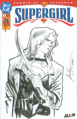 Rafael Albuquerque | Supergirl #1 Sketch Cover | Essential Sequential
