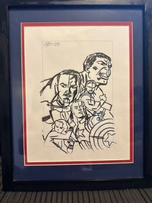 Michael Cho Original Artwork - Marvel’s Avengers - Movie | eBay US