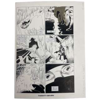 Alien Nation: The First Comers Original Storyboard Production Comic Art | Los Angeles Estate Auction