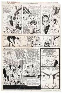 Original GEORGE PEREZ Art * AVENGERS #195 * 1980 | PBA Galleries
