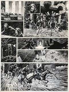 Gabor (LÃ³pez Mendoza, Gabriel) - Planche originale (p.7) - Isabellae T.4 - Sous le Tombeau de 500 rois - (2015) 