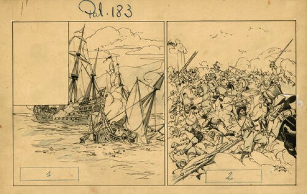 Salinas | Planche d’Hernan el Corsario | Galerie OPA