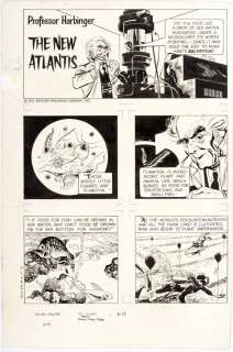 Mel Crawford | Doctor Solar Man of the Atom #4 P16. Professor Harbinger By Mel Crawford! (Gold Key 1963) Twice Up | ComicArtFans Classifieds