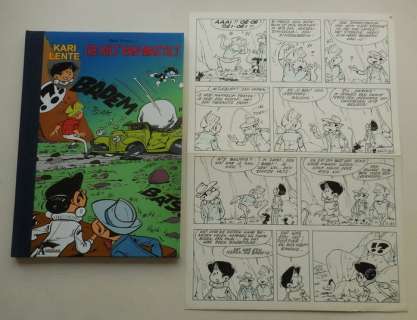 Kari Lente - Originele pagina & Album met linnen rug (30 ex.) - De kilt van Mactilt - EO - (2009) | Catawiki