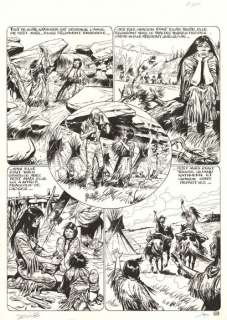 Derib (Né En1944) | * Buddy Longway - Capitaine Ryan Encre de Chine sur... | Tessier Sarrou