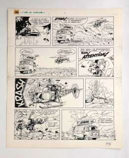 SERON Pierre Les... - Lot 582 - SERON Pierre Les Petits hommes Planche 36 de l’album...