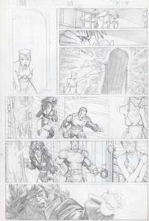 Portacio | Whilce Portacio - Uncanny X-Men #207 Pencil Pg 7 Tryout - 1St As Penciler - Phoenix II Kitty Colossus | ComicArtFans Classifieds