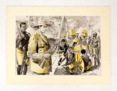 NORTIER Lucien Grande... - Lot 387 - NORTIER Lucien Grande illustration sur les préparatifs...