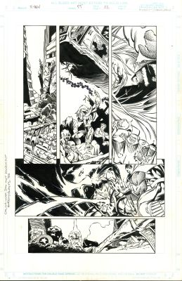 Andy Kubert, Dan Panosian | X-Men #55 Page 22 - Andy Kubert - Onslaught / Fantastic 4 / Avengers | ComicArtFans Classifieds