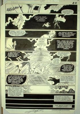 George Perez, Jerry Ordway - George Perez - Crisis on Infinite Earths 5 Page 20 Flash - Psycho Pirate - Death of Red Tornado