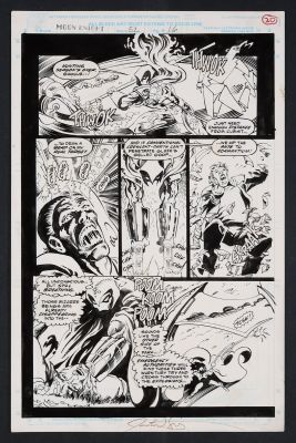 James Fry, Chris Ivy | Marc Spector: Moon Knight #52 (1993) Page 20 Pencils By James Fry, Inks By Chris Ivy | ComicArtFans Classifieds