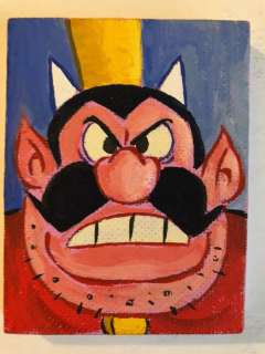 Geppo - Sandro Dossi - original oil "Satanaâ€ - EO | Catawiki