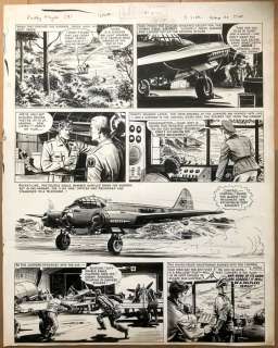 Colquhoun, Joe  - Originele pagina - Paddy Payne, Warrior of the Skies - Encre de Chine sur papier - (1963) | Catawiki