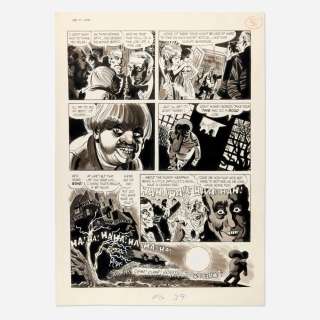 Jerry Grandenetti, Eerie #24 "Scavenger Hunt" Story Page 5 Original Art (Warren Publications, 1969) | Landry Pop Auctions