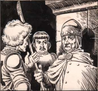 Wijn, Piet - Originele tekening - Aram  - O.I. encre sur papier - (1955) | Catawiki