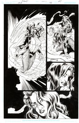 Mark Bagley, Scott Hanna | Justice League of America Vol.2 #40 Page 20 | ComicArtFans Classifieds