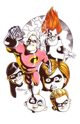 Mike Decarlo | For Sale: Mike Decarlo - the Incredibles | ComicArtFans Classifieds