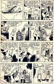 Jij | BLONDIN ET CIRAGE «Les Soucoupes volantes», Planche originale à l’encre | Cornette de St Cyr