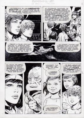 Juan Zanotto | Zanotto - Barbara #29 La Bestia Delle Stelle P.4 | ComicArtFans Classifieds