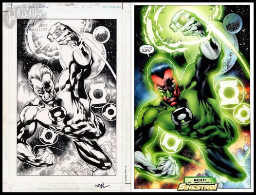 Ivan Reis, Oclair Albert | 02. Reis, Ivan - Green Lantern #31 P.22 - $1,500 | ComicArtFans Classifieds