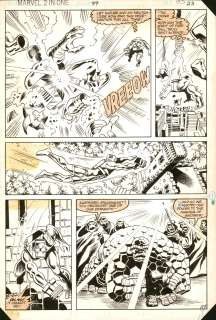 Bob Hall / Kevin Dzuban | Marvel Two In One #99 Pg23 | La French Collection