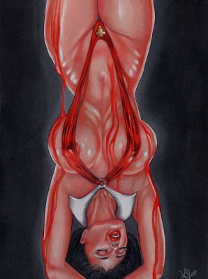 Claudia Engster | Vampirella Hanging Out | ComicArtFans Classifieds