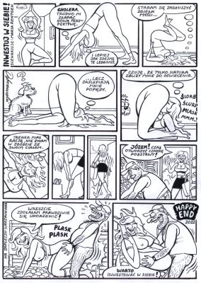 Ryszard Dąbrowski | Kicia robi dym. Inwestuj w siebie | Galeria Komiksu