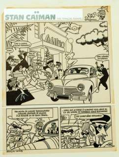 Thomas, François - Planche originale en encre de Chine - Stan Caïman - Pilote mensuel n°136 (1985) | Catawiki