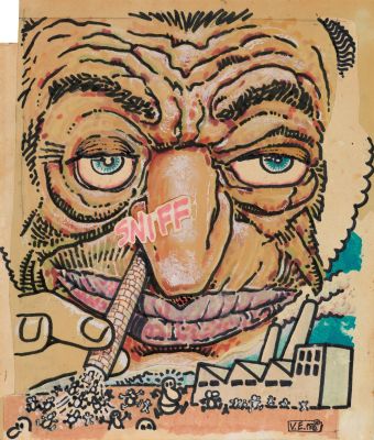 Lot 77 - Andrea Pazienza / Vincino / Enzo Sferra - "Il Male - Speciale FIAT", 1979 | Urania Casa d’Aste