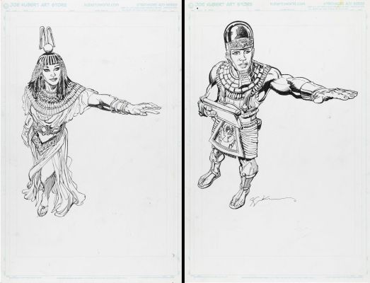 Lot 244 - Neal Adams & Bill Sienkiewicz - "Mankind: The Story of All of Us", 2012 | Urania Casa d’Aste