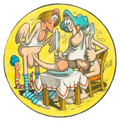 Jacovitti Benito - "Kamasultra", 1982 | Urania Casa d’Aste