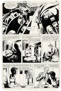 "DETECTIVE COMICS" #516 COMIC PAGE ORIGINAL ART FEATURING BATGIRL BY JOSE DELBO. | Hake’s