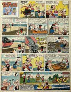 Bill Mevin - Popeye - Gran‘Pappy‘s an Old Sailor (Signed)
