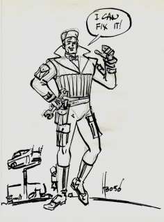 Howard Bender - Mr. Fixit Full Body Pinup