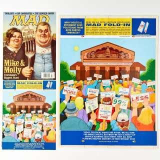 MAD Fold-In - "What political movement have politicians from both parties embraced?" AL JAFFEE | misc / divers