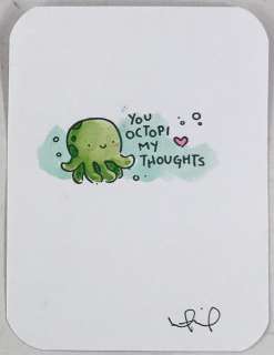 Katie Cook - Original Art: You Octopi My Thoughts