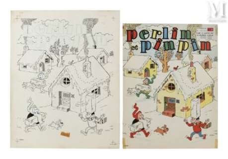 Dubois, Claude (1934... | Neige / Hiver - Couverture originale du périodique... | Maison Good