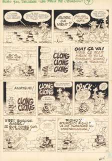 Paul DELIEGE (1935-2... - Lot 83 - Bobo - Les pros de l‘évasion Encre de Chine et feutre...