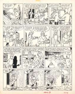 Maurice Tillieux (19... | Gil Jourdan - Patée explosive Encre de Chine sur papier... | Tessier Sarrou