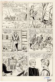 "KID COLT" #95 COMIC BOOK PAGE ORIGINAL ART BY JACK KIRBY. | Hake’s