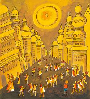 Julitta Karwowska-Wnuczak (1935) | Julitta Karwowska-Wnuczak | "O Jacku, który chciał zostać królem", projekt ilustracji, 1972 | Desa Unicum