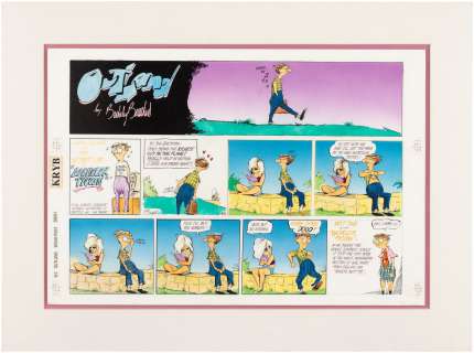 "OUTLAND" SUNDAY PAGE ORIGINAL ART BY BERKELEY BREATHED. | Hake’s