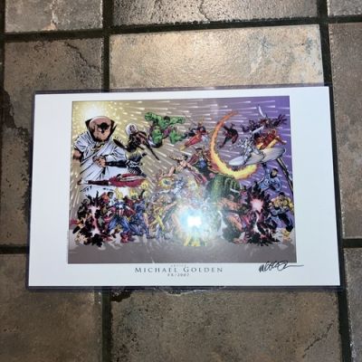 Michael Golden Signed Marvel Comic Print | eBay US (Buy It Now)