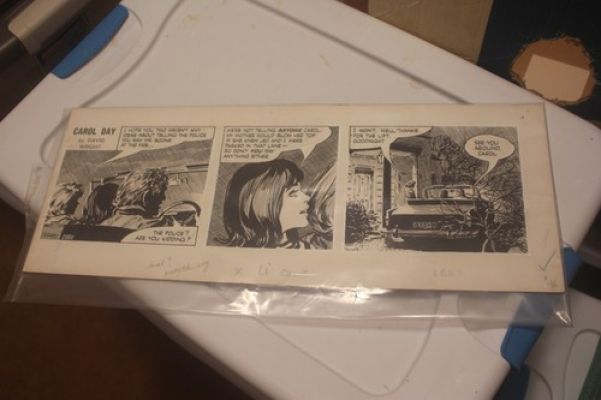 Carol Day #2882 Daily Comic Strip Original Art, David Wright | eBay US