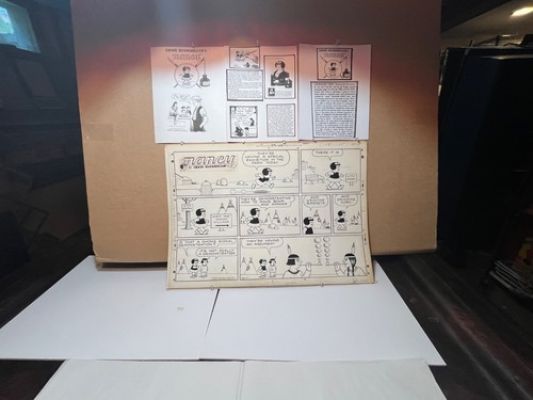 Original Ernie Bushmiller Sunday Nancy: Indian Smoke Signals "argument" pipes | eBay US (Buy It Now)