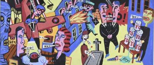 Wagenbreth, Henning... | Wagenbreth, Henning (né en 1962). "Yo hey" Encre de... | Coutau Bégarie